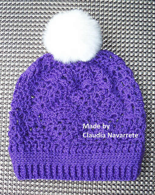 Pineapple slouchy hat