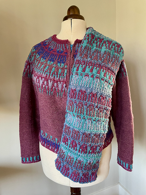 Embracing butterfly scarf