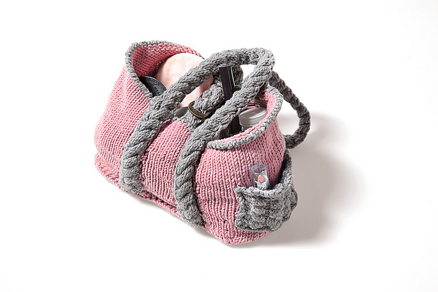 Handtasche mit Zöpfen