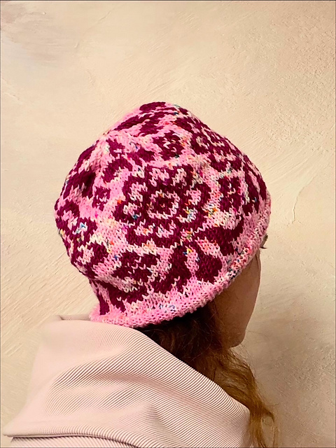 美品 RITSUKOKARITA rich Flower lame beanie CASHKARII FOR @h4lo.jp WEARING GLO GANG GLO RISING SUN BEANIE
