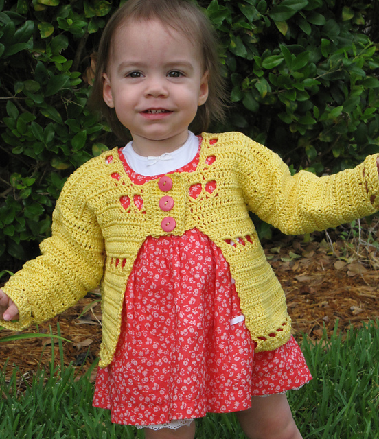 Child's Salsa Cardigan