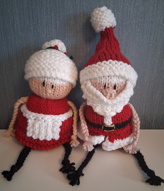 Ravelry: Fidget doll santa pattern by Clickety clack creations