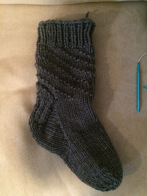 Spiral slipper socks