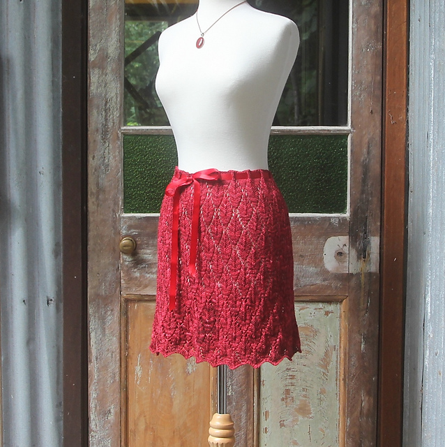 Autumn Leaves Lace Skirt