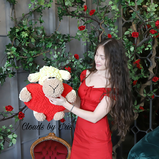 Lamb with heart
