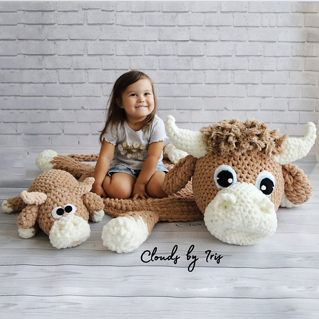 Bull baby rug