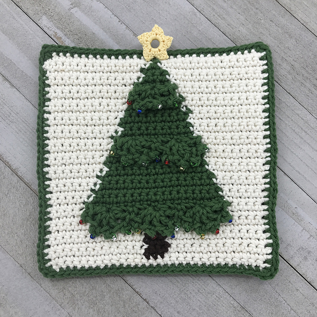 Christmas Tree Potholder