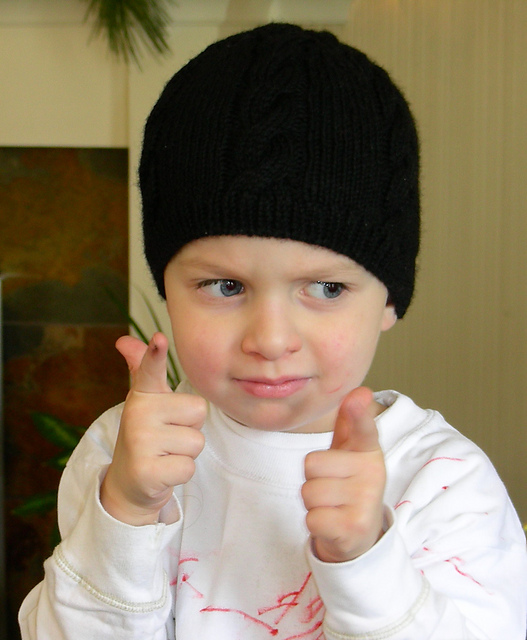 Cabled Beanie