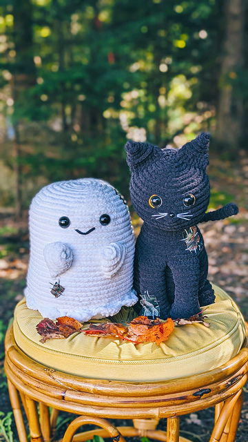 Foggy & Midnight Ghost and Cat