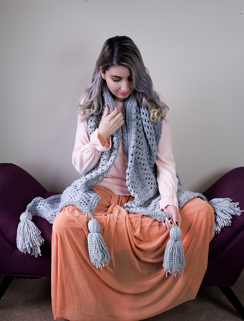 Arctic Waves Scarf