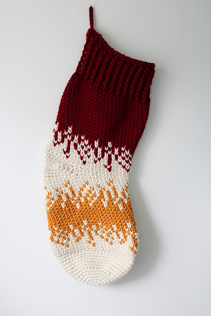 Fireside Christmas Stocking