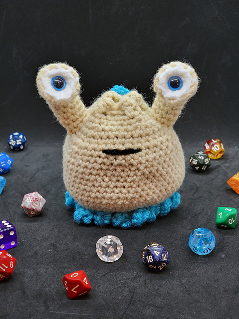 Flumph Drawstring Bag or Dice Bag