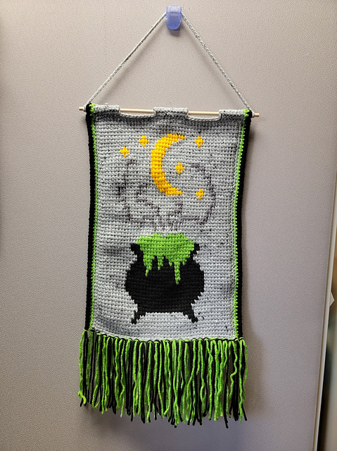 Witch Cauldron Wall Hanging