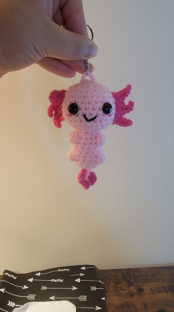 Axolotl Keychain