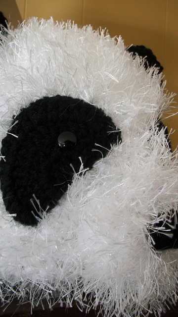 Fuzzy Panda Hat