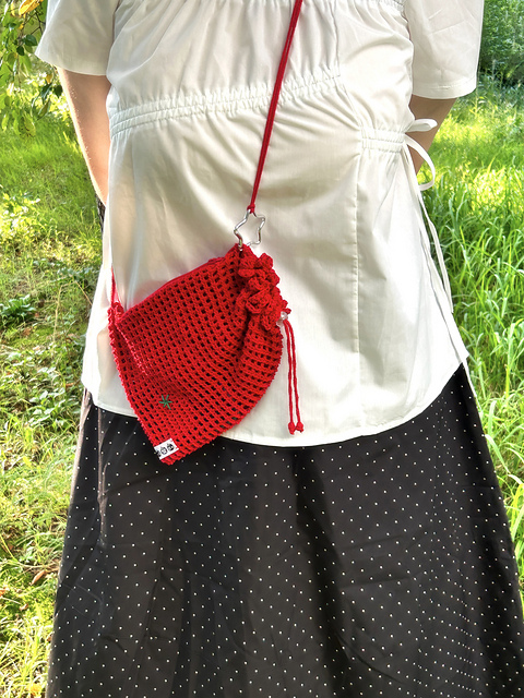 Tomato pocket sling bag