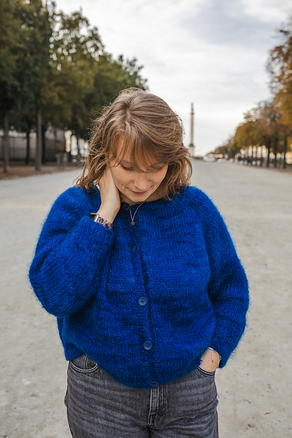 Léon Blue Cardigan