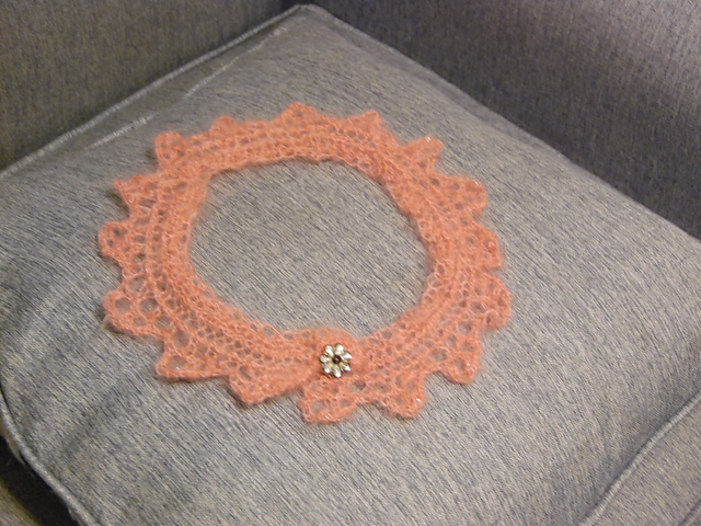 Lace Beaded Collar