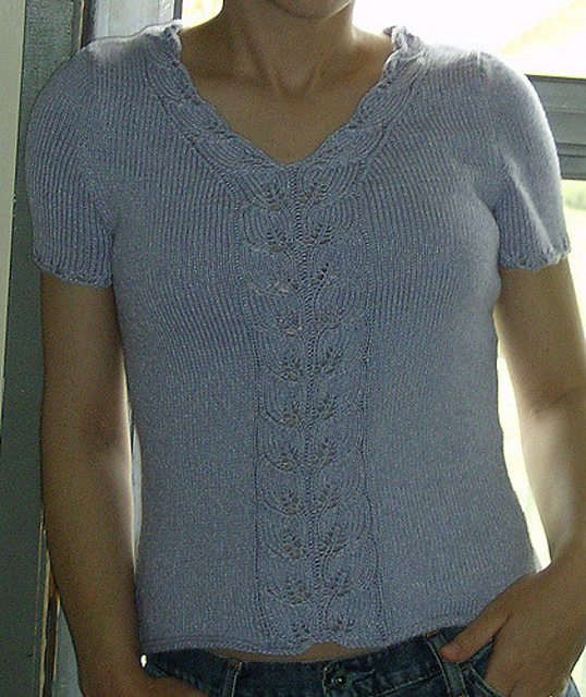 15313 Pullover with Short or 3/4-Length Sleeves