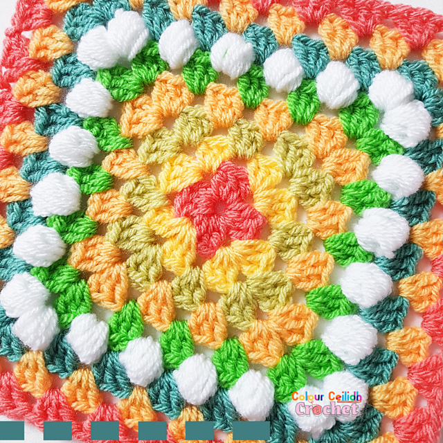 Granny Square Sunkissed Garden