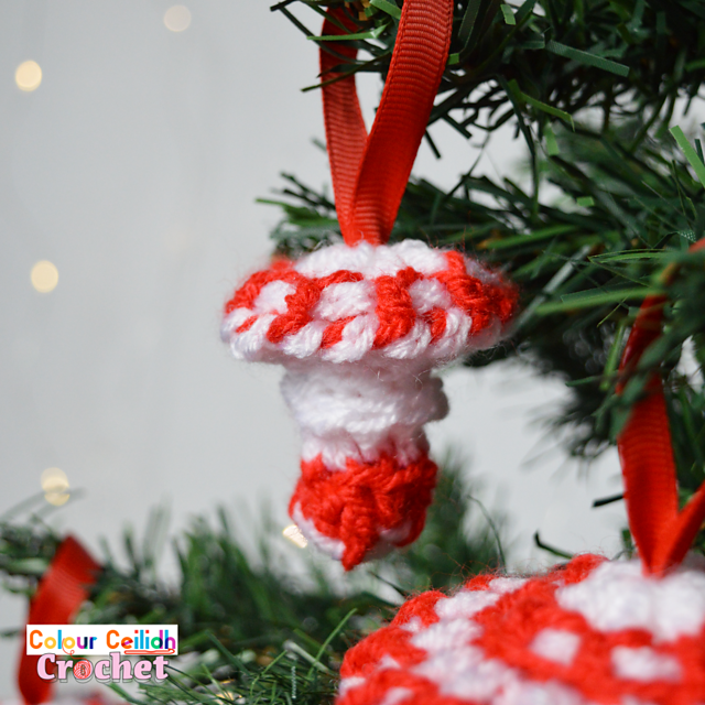 Ravelry Mini Toadstool Christmas Ornament Pattern By Justina Kirkwood