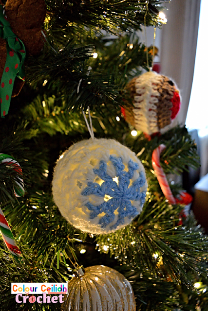 Snowflake Bauble Christmas Ornament