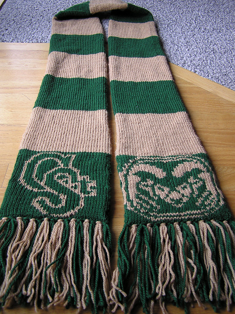 Colorado State Striped Scarf Kit