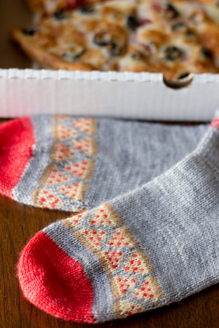 Pizza Party Socks
