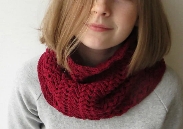 #6 Spikelet Cowl Scarf