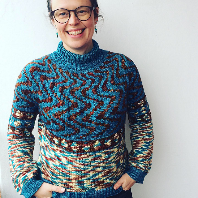 Flowing Water sweater