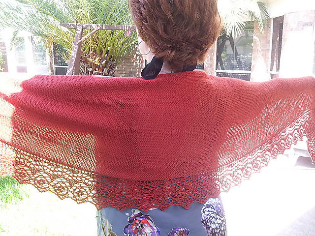 Heart of Jewell Shawl
