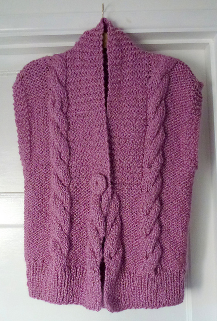 Cabled Waistcoat