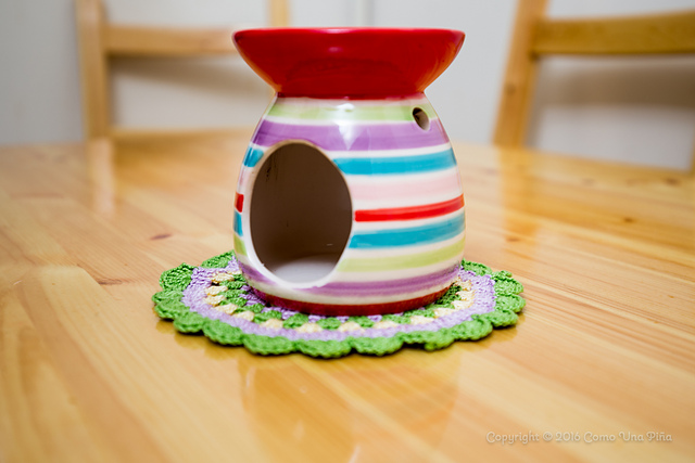 Essence burner doily / Tapete quemador de esencias