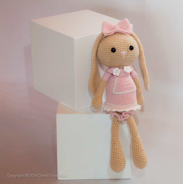 Bambina, conejita amigurumi / amigurumi bunny