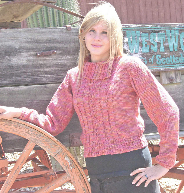Split-Collar Turtleneck