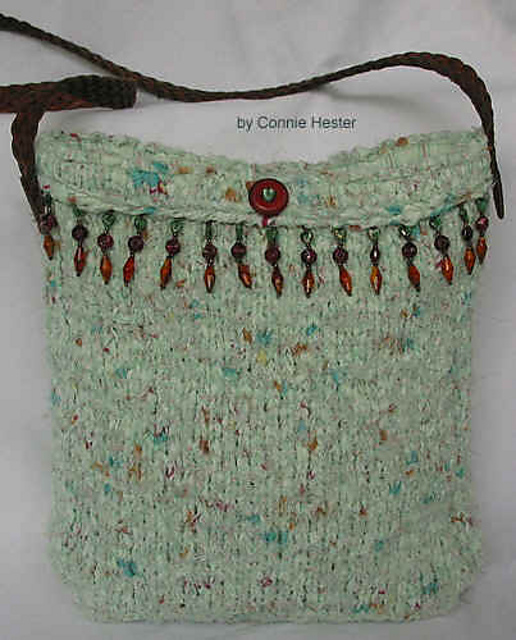 Knit with Fabric - Purse