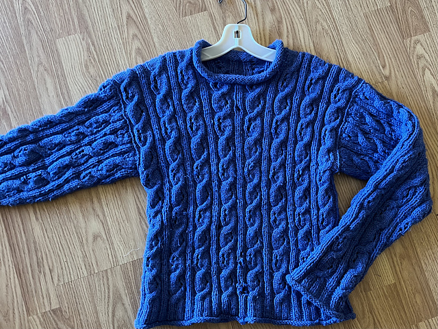 Heartwood Farm Eyelet Cable Pullover