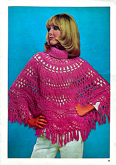 Hairpin Lace Poncho
