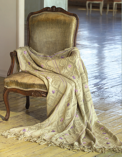 Diamond Lace Afghan