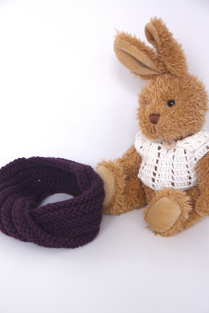 Cozy Worm Child's Cowl