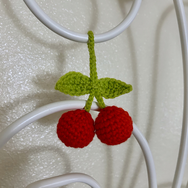Cherry Keychain