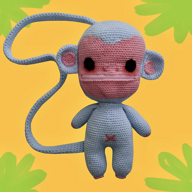 Monkey Crossbody Bag