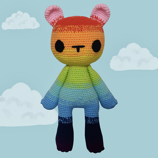 Ombré Bear Plushie