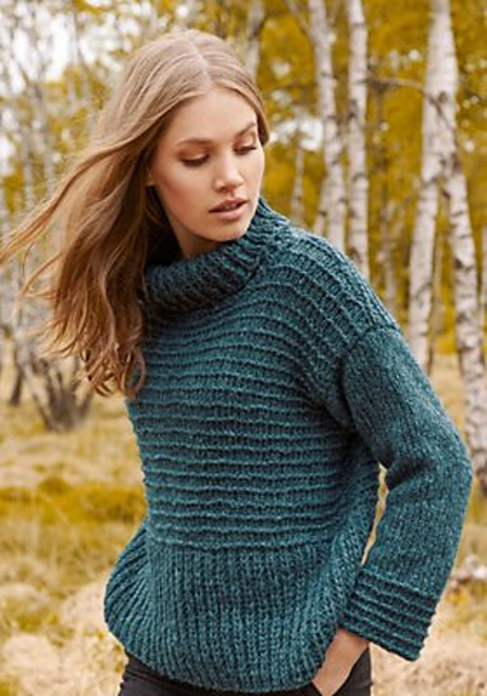 # 16 Pullover mit Halbpatent