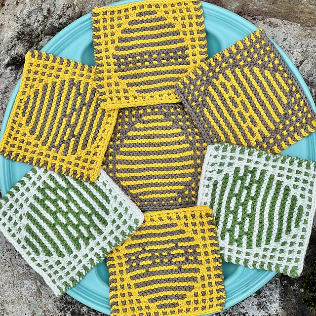 Painted Egg Coasters