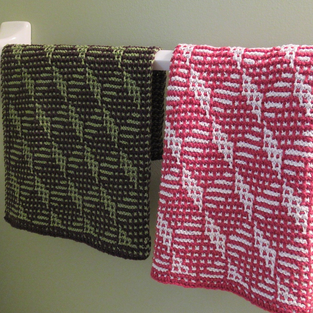 Tumbling Blocks Towel