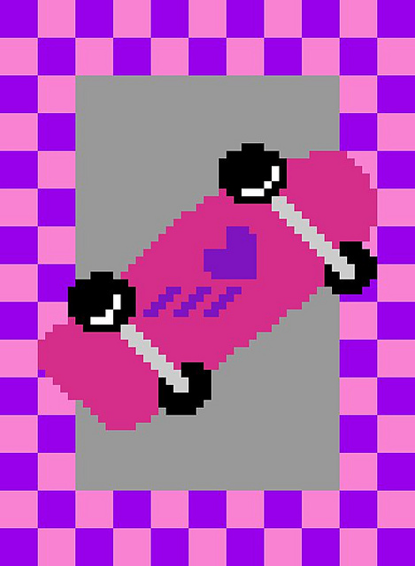 Skateboard Baby Blanket