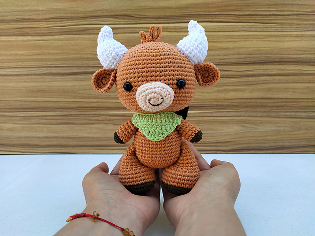 Bull Cow Amigurumi