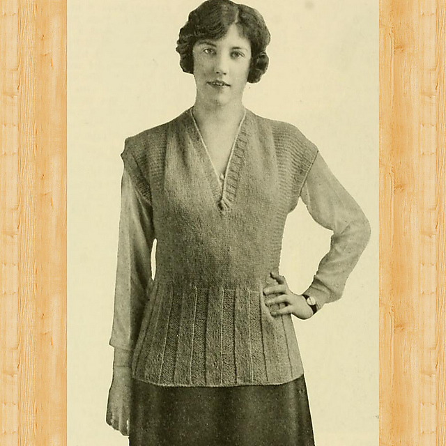 Ladies' Knitted Sleeveless Sweater