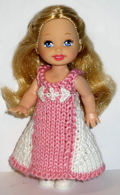 #0656 White and Rose Dress